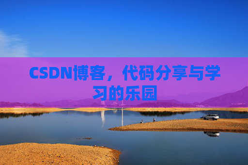 CSDN博客，代码分享与学习的乐园